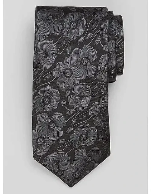 Linear Poppies Tie