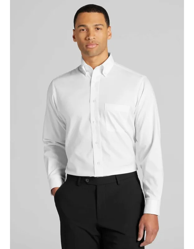Tailored Fit Solid Dress Shirt