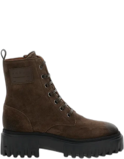 Ankle Boot 100% Calf Leather Chunky Design