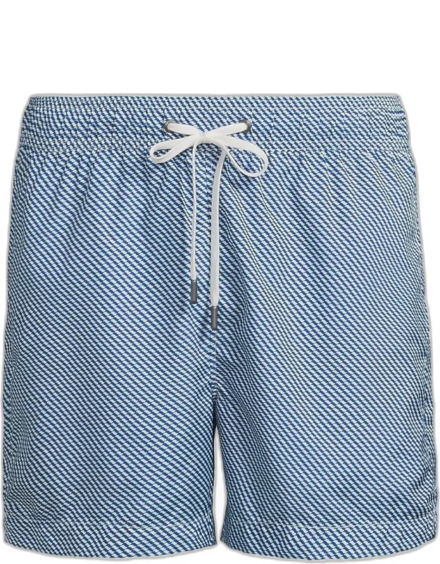 Charles Geometric Swim Trunks