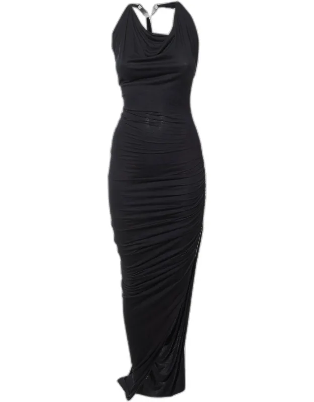 Jersey Ruched Long Dress