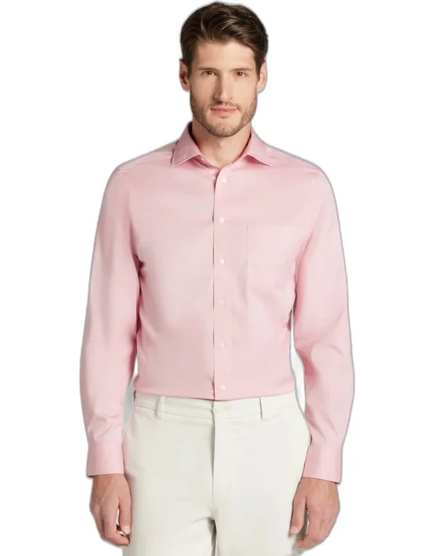Traveler Collection Slim Fit Spread Collar Dress Shirt