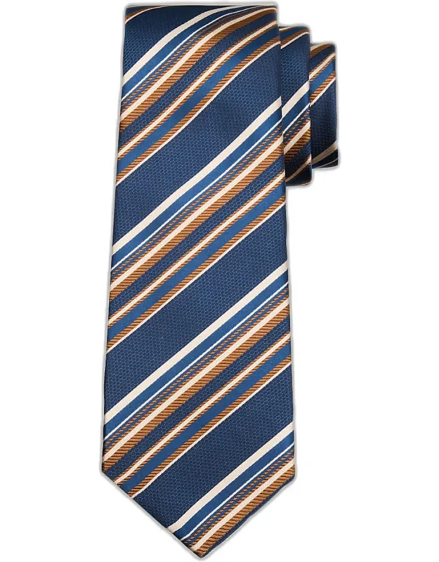 Multi-stripe Silk Sevenfold Tie