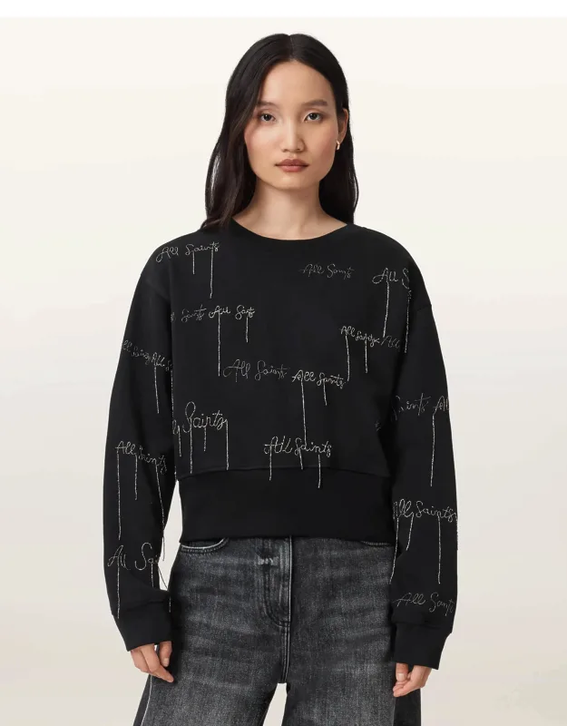 Embellished Separo Sweatshirt