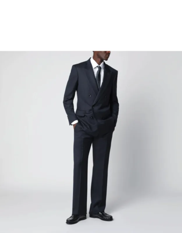 Double-breasted Wool Suit