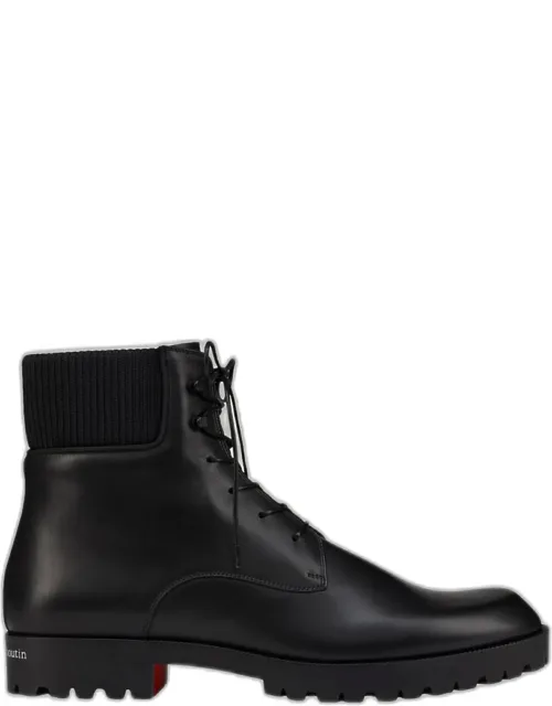 Trapman Leather Lug-sole Lace-up Boots