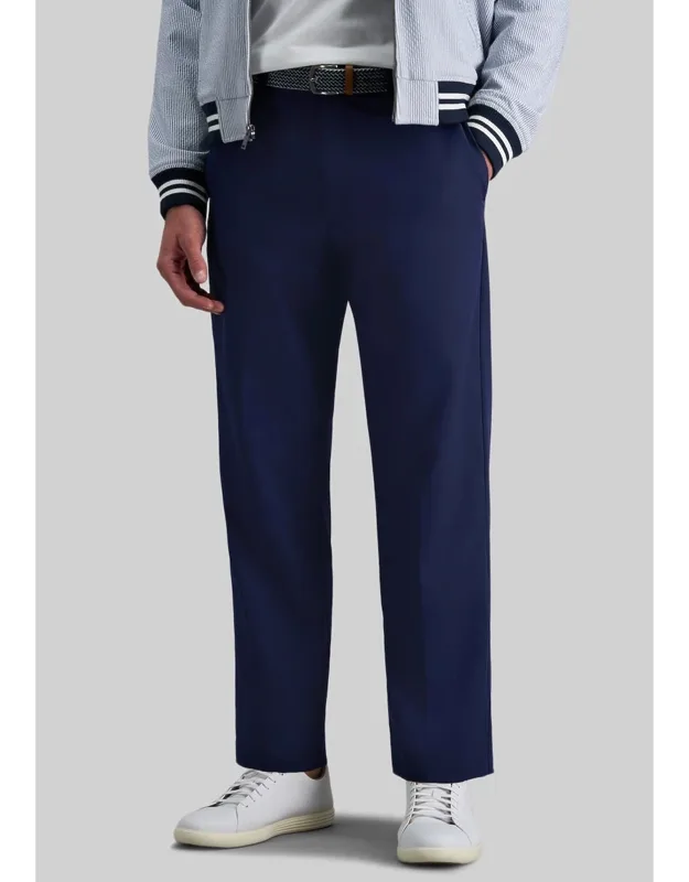 Haggar Cool Right Performance Flex Classic Fit Flat Front Pants