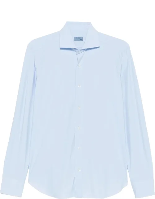 Spread-collar Long-sleeve Shirt