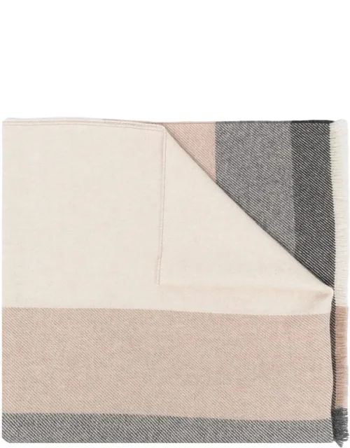 Striped Wool Scarf
