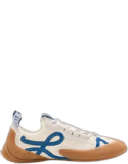 Grip Nylon And Suede Low-top Sneakers