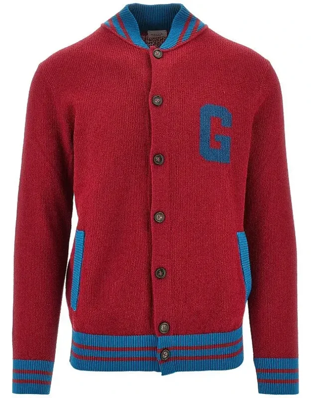 Bouclé Cotton College Cardigan
