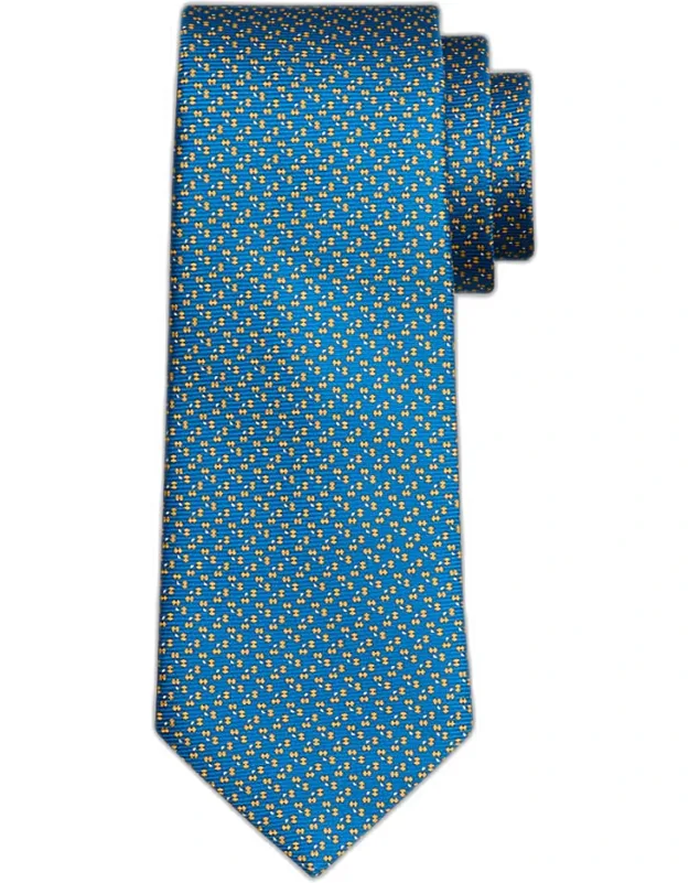 Small Bow Silk Sevenfold Tie