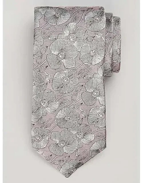 Linear Poppies Tie