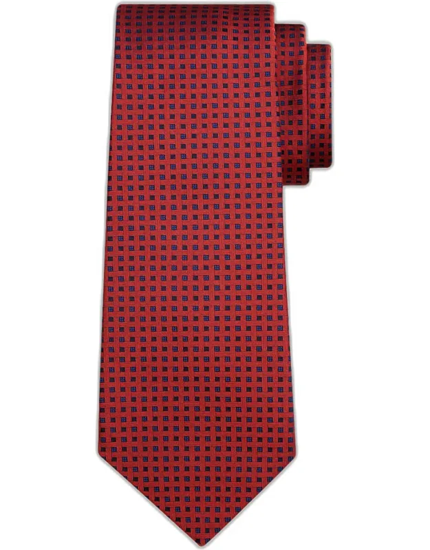 Woven Silk Sevenfold Tie
