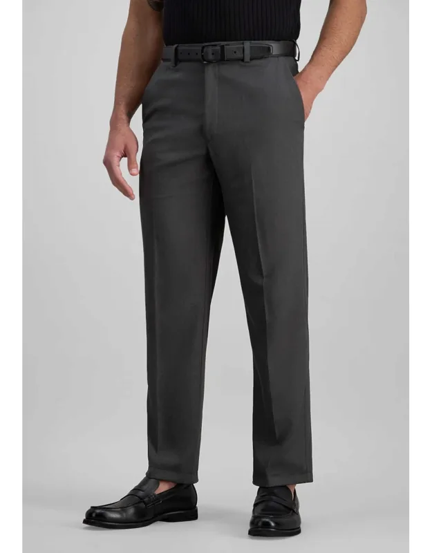Haggar Cool Right Performance Flex Classic Fit Flat Front Pants