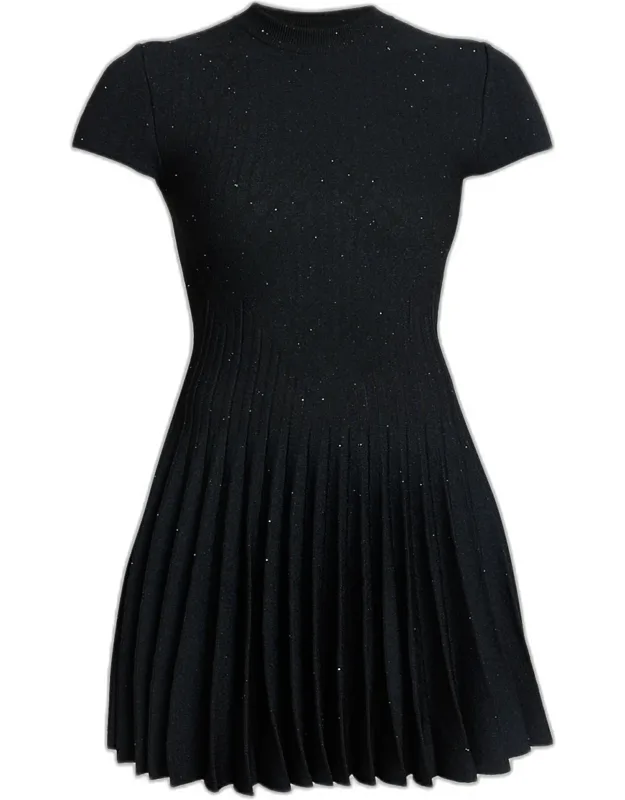 Glittered Mini Dress