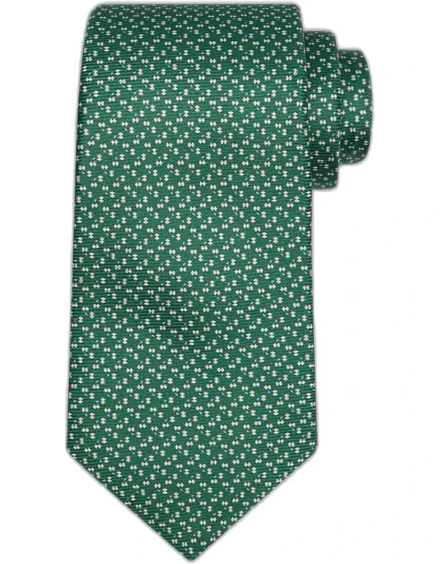 Small Bow Silk Sevenfold Tie