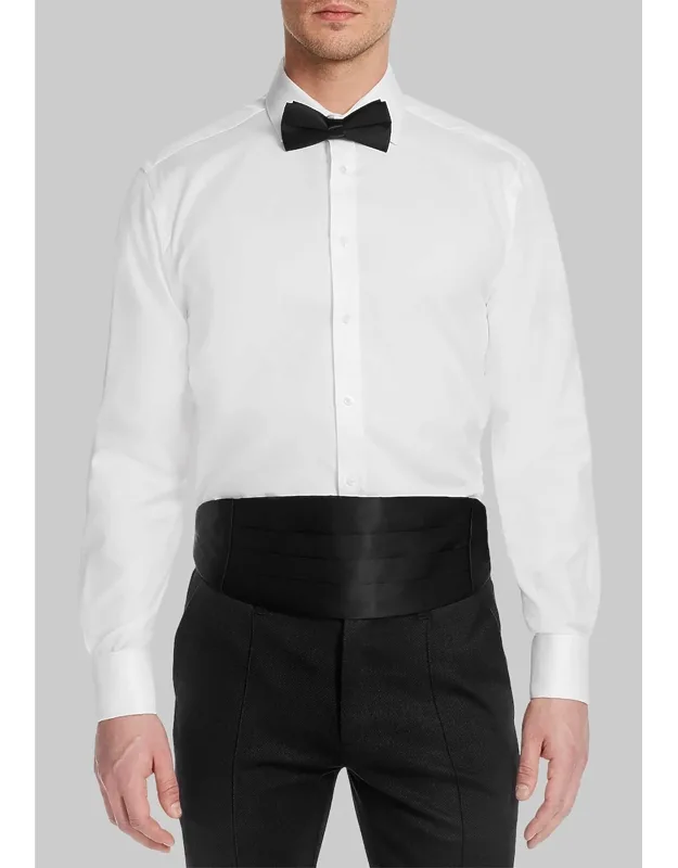 Tailored Fit Pique Tuxedo Shirt