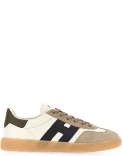 Panelled Leather Sneakers