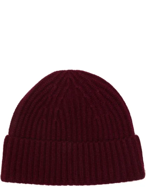 Ribbed-knit Beanie Hat