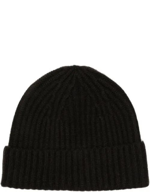 Ribbed-knit Beanie Hat