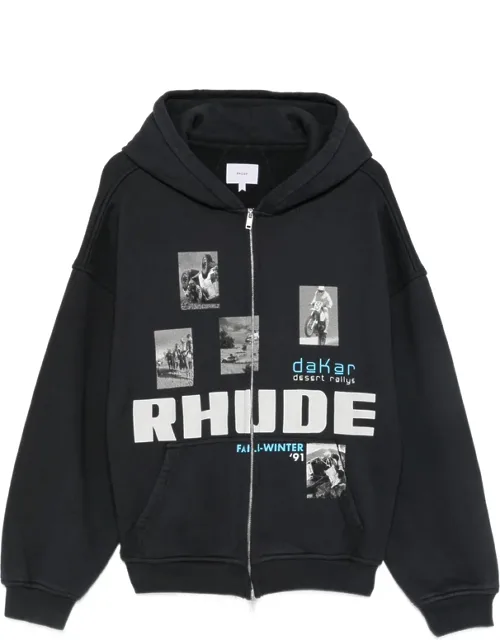 Logo-print Zip-up Hoodie