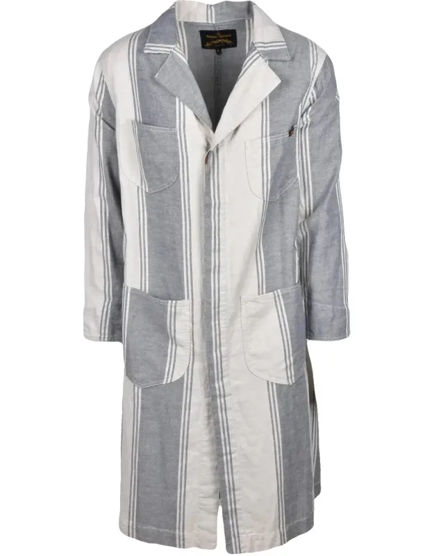 Cotton-linen Duster Coat