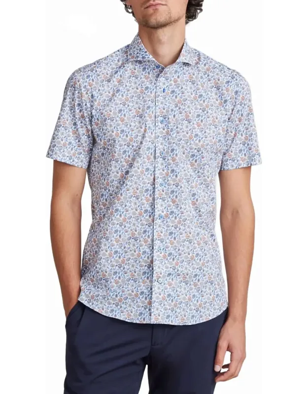 Floral Print Short Sleeve Shirt