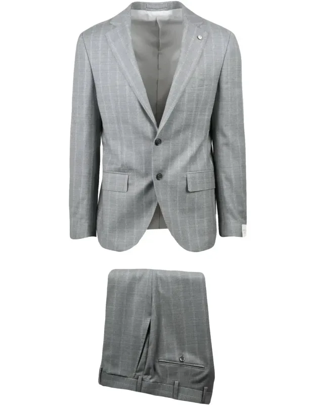 Rounded Blazer And Classic Trousers