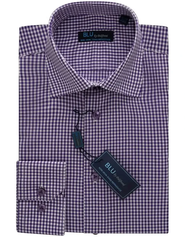 Slim-fit Long Sleeve Dress Shirt
