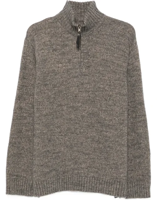 Quarter-zip Knitted Sweater
