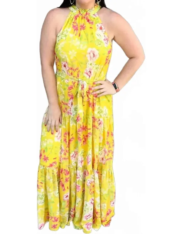 Ibiza Printed Maxi Dress