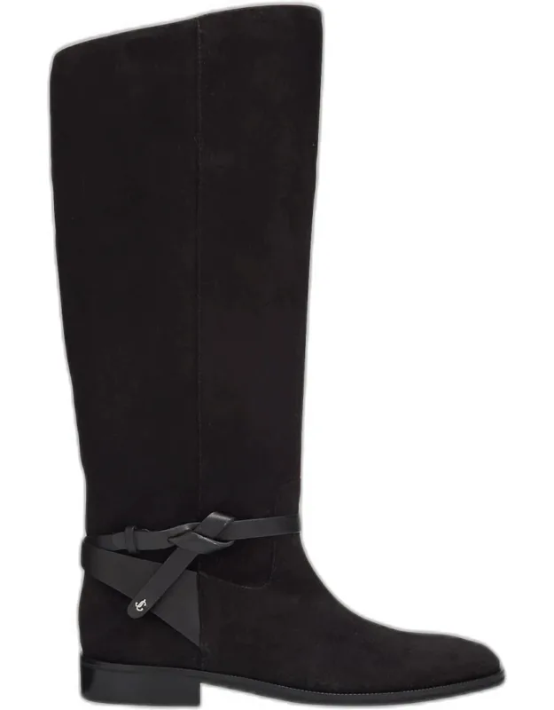 Lawton Flat Suede Knee-high Boots