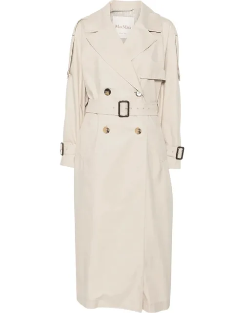 Coro Double-breasted Belted Trench Coat