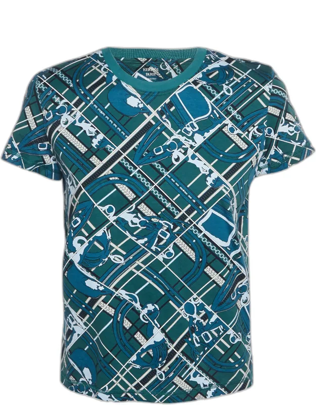 Printed Cotton Short Sleeve T-shirt