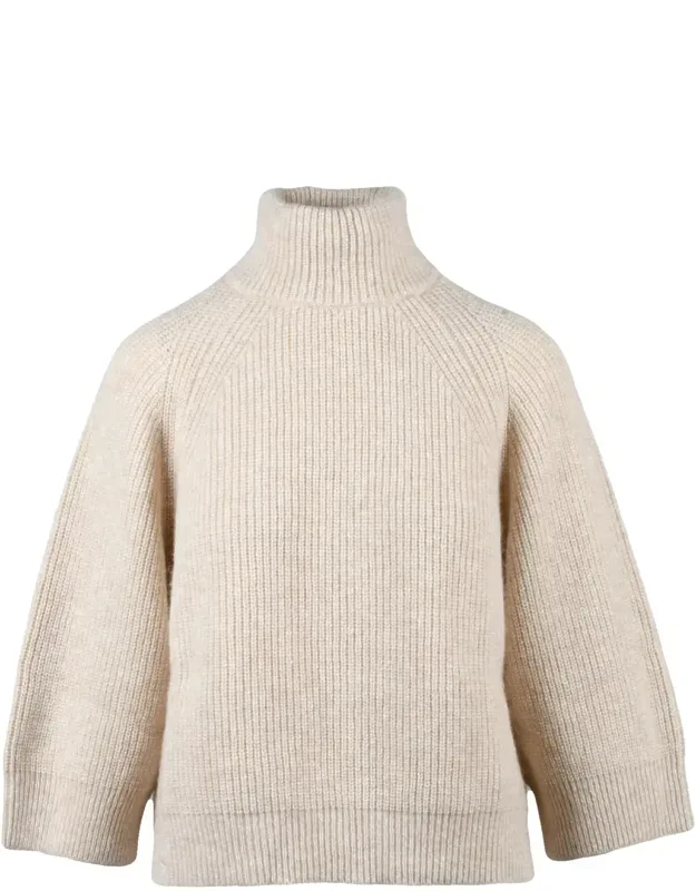 Ribbed Turtleneck Sweater
