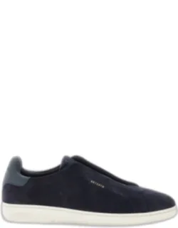 Sneaker With Rubber Sole And Gold Logo Detail