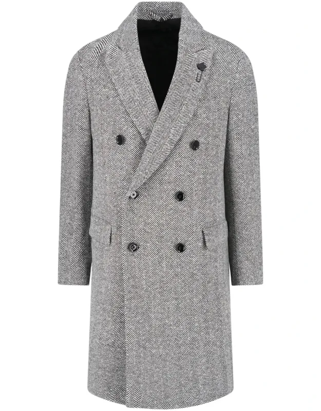 Double-breasted Virgin Wool Coat