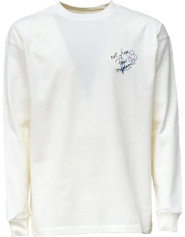 Esquisse Slogan Long Sleeve T-shirt