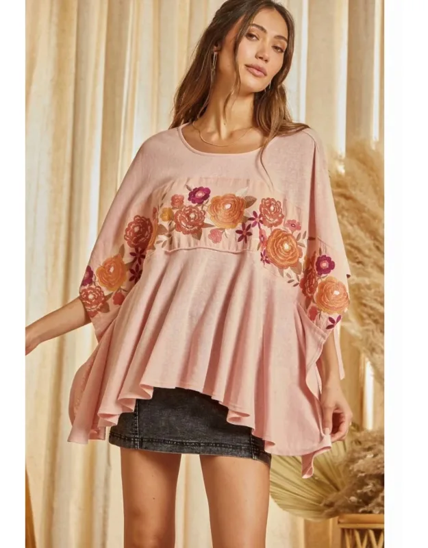 Pullin' No Punches Poncho Top
