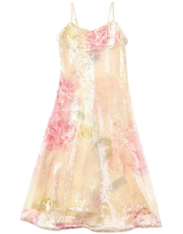 Sequin Midi Dress