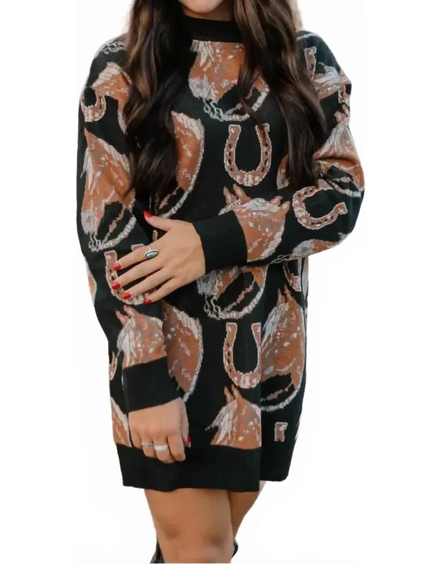 Rodeo Sweater Mini Dress