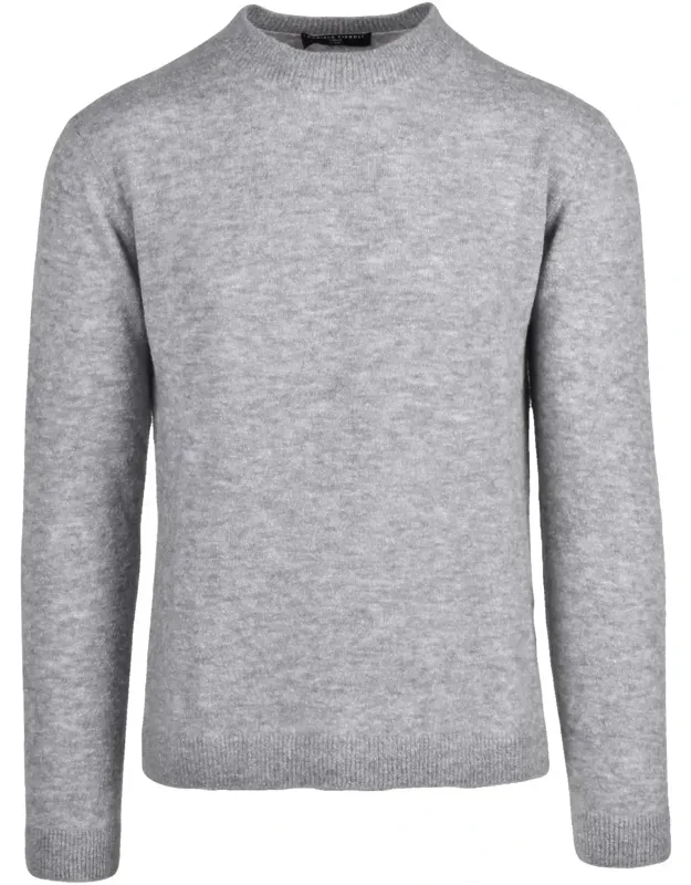 Crewneck Pullover In Extrafine Merino Wool Blend