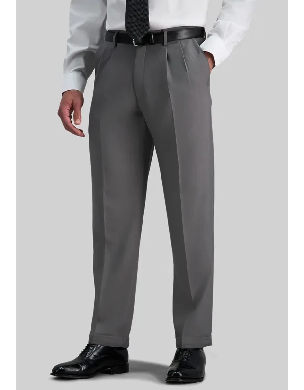 Premium Comfort Classic Fit Pleated Dress Pants
