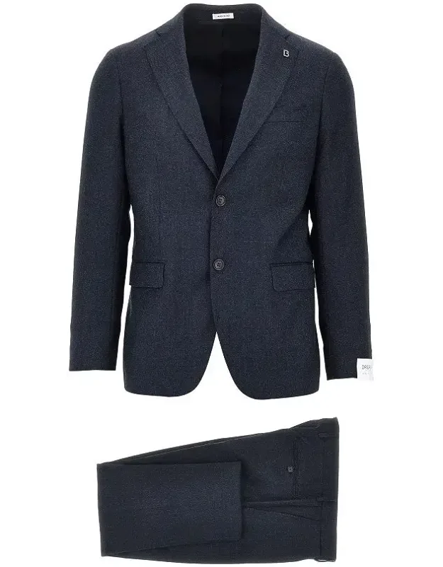 Single-breasted Wool Tailored Suit