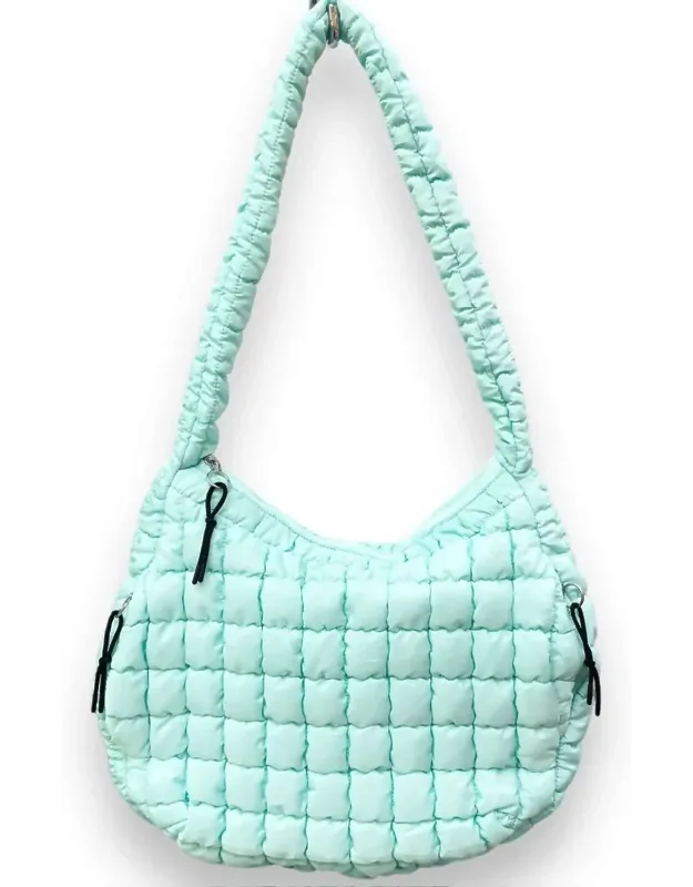Quilted Crossbody Puffer Bag