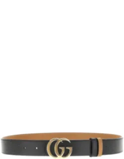 Gg Marmont Reversible Leather Belt