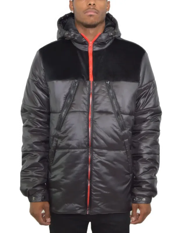 Padded Buffle Puffer Jacket