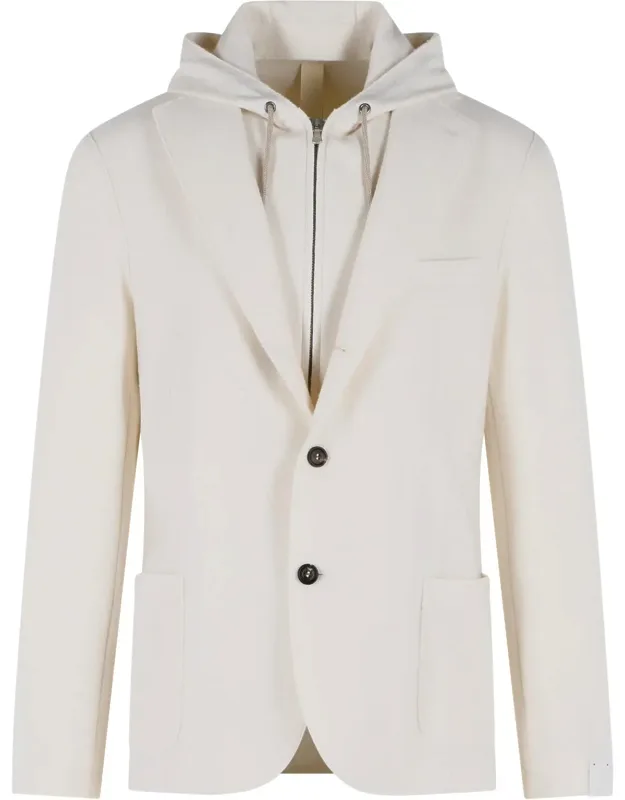 Wool Hooded Blazer