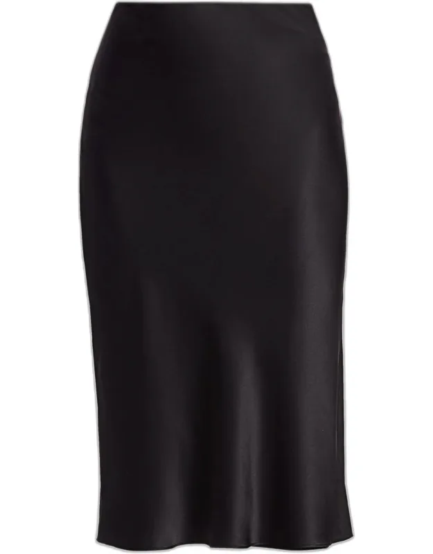Knee-length Bias Skirt